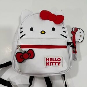 converse hello kitty backpack for Women Teenage Girls Fashion Mini Backpack Double Strap (Pink/Black) Fashion Two front zippered pockets Hello Kitty limited edition Converse